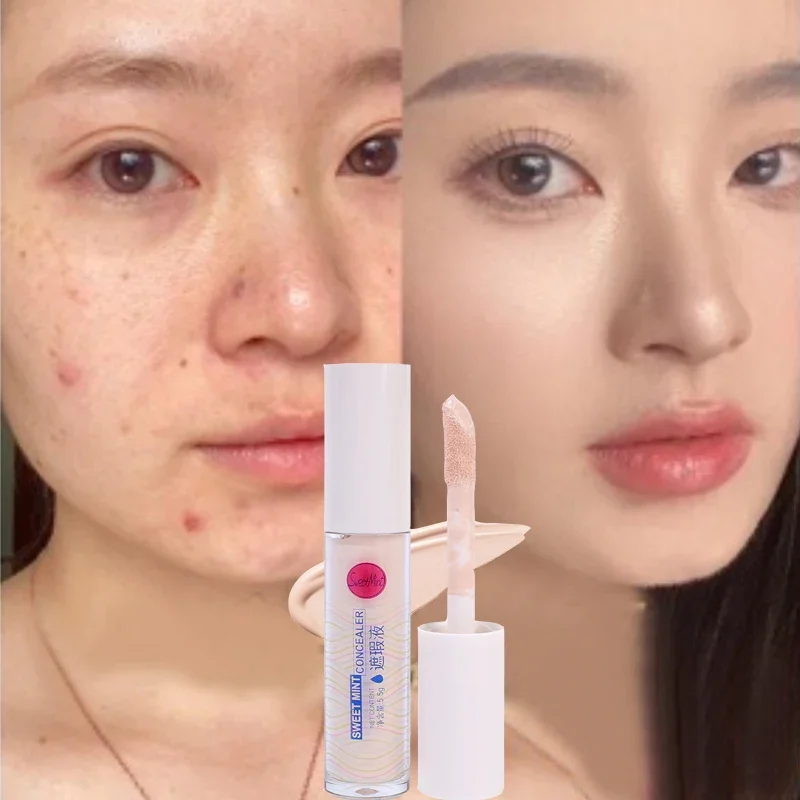 Concealer Foundation Liquid Full Cover Acne Spot Dark Circles Liquid Concealer Stick Face Makeup Stick Modify Skin Tone Cosmetic