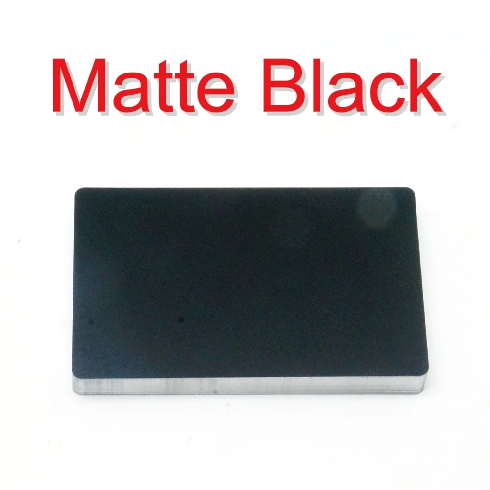 10Pcs/Set Aluminum Alloy Marking Blank Cards Multi‑Color Available Metal DIY Engraving Blanks Supplies for Fiber Laser Marking