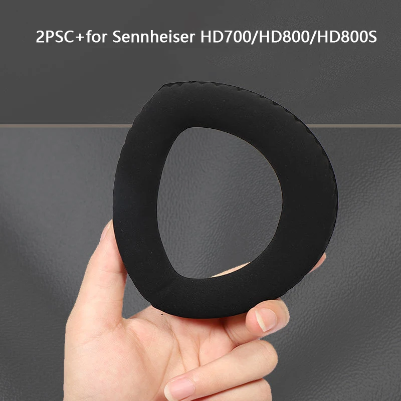 1 Pair Headphones Ear Pads Headset Foam Cushion Sheepskin Replacement Headband For Sennheiser HD700 HD800 HD800S