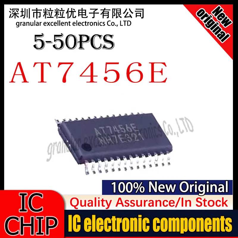 

(5-50 шт.) 100% новый оригинальный AT7456E AT7456 7456E TSSOP-28 точечный товар чип контроля качества