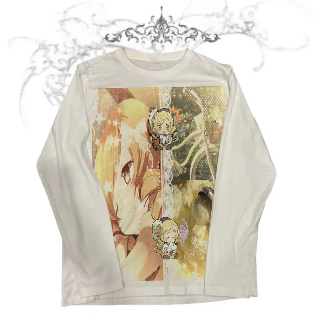 

Woman T-shirts Crop Top Women Anime Girl Star Girl Y2k Tops Emo Graphic Tees Y2k Kitty Harajuku Female Clothing Grunge Clothes
