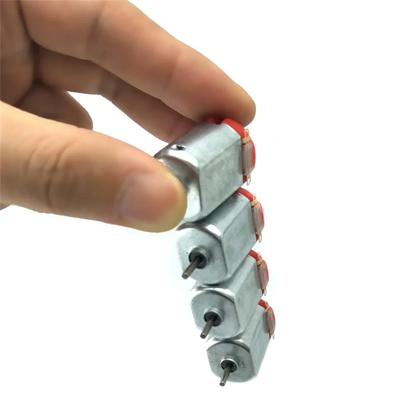 مجموعة محركات A01F-DC، محرك هواية كهربائي صغير 3 فولت -12 فولت 25000 دورة في الدقيقة مغناطيسي قوي مع مروحة رمح، حامل بطارية #2