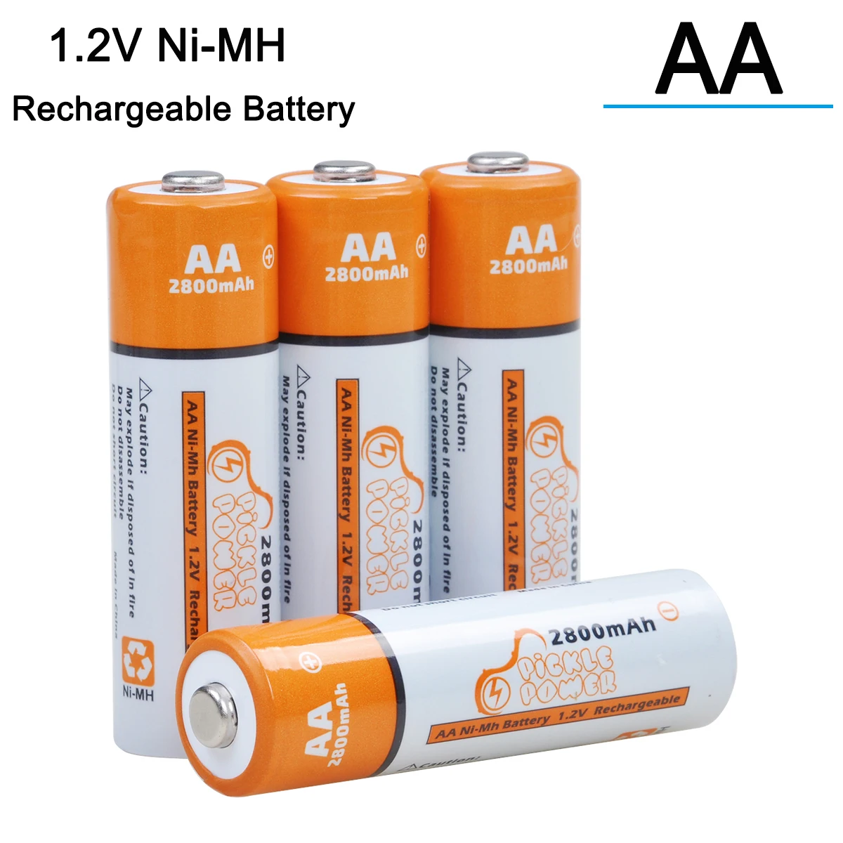AA بطارية قابلة للشحن للعب آلة التحكم عن بعد قلم رصاص كهربائي 1.2 فولت 2800 مللي أمبير