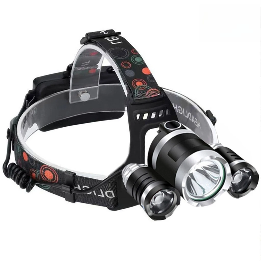 Lanterna Frontal LED Super Resistente à Água 3 Modos de Luz Ideal para Esportes Aquáticos Mergulho e Salvamento
