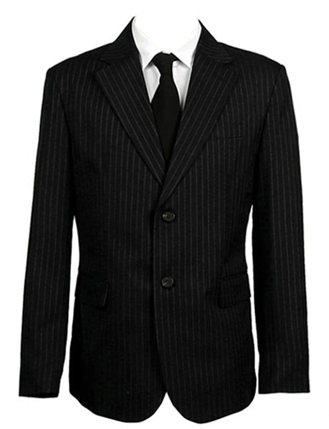 

Men's Stripe Blazer Two Buttons Notch Lapel for Leisure Dinner Groom