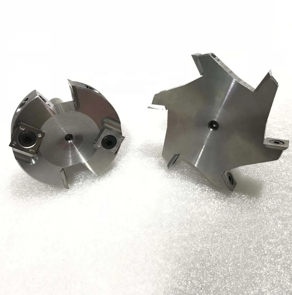 LIVTER CNC Insert Solid Carbide Face Milling Non-Ferrous Metals 2-31/64 Dia X 15mm X 1/2 Inch Shank End Mill Router Bit
