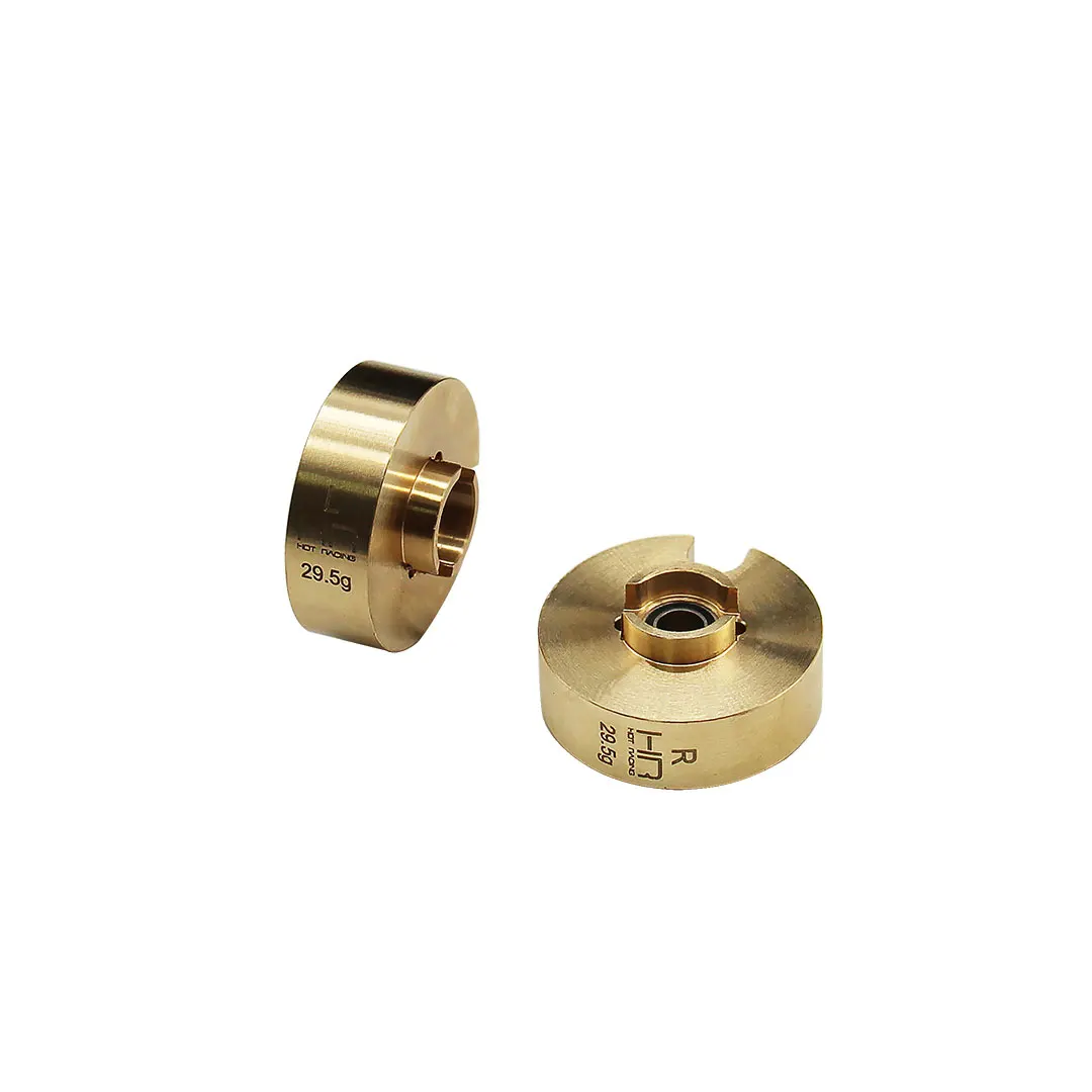 HR HPI Venture 1/18 Brass Rear Axle Weights (Pair), 29.5g Per Piece