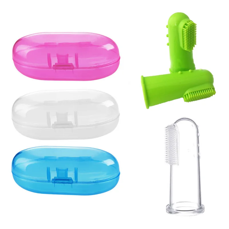

Soft Pet Finger Toothbrush for Teddy Dog Brush Bad Breath Tartar Teeth Care Dog Cat Cleaning Supplies Tooth Brushes Pet Product