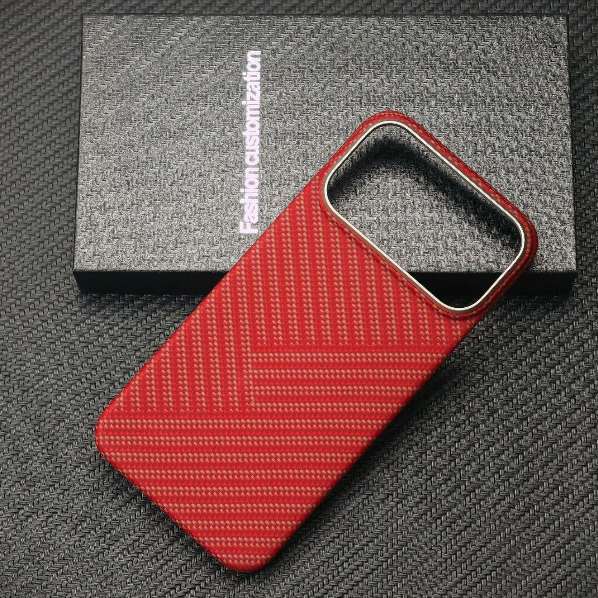 Real Carbon Fiber Case for Iphone 18 Pro Max for Magsafe Magnetic Ultra-Thin Lightweight for Iphone18 Pro Aramid Phone Cover