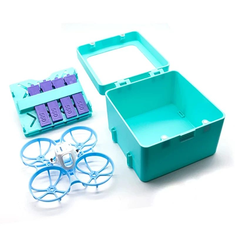 1Set 3D Printed PETG Shell Storage Box for FPV Air75 O4 75 Pro Battery Model Airplane Protective Portable Carrying Case