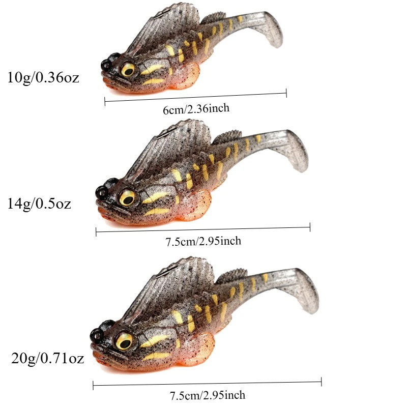 Swimbaits Wobbler 10-20g – Señuelo hundido para lubina y perca - imagen 5