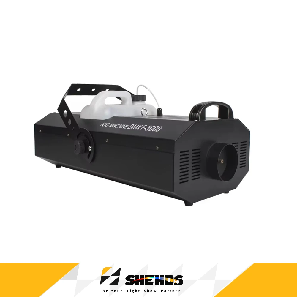 SHEHDS 1/2 Stück 3000W Nebelmaschine Fernbedienung Kabelsteuerung DMX512-Steuerung Bühnen-Nebelmaschine Nebel-Effektgerät für Hochzeiten