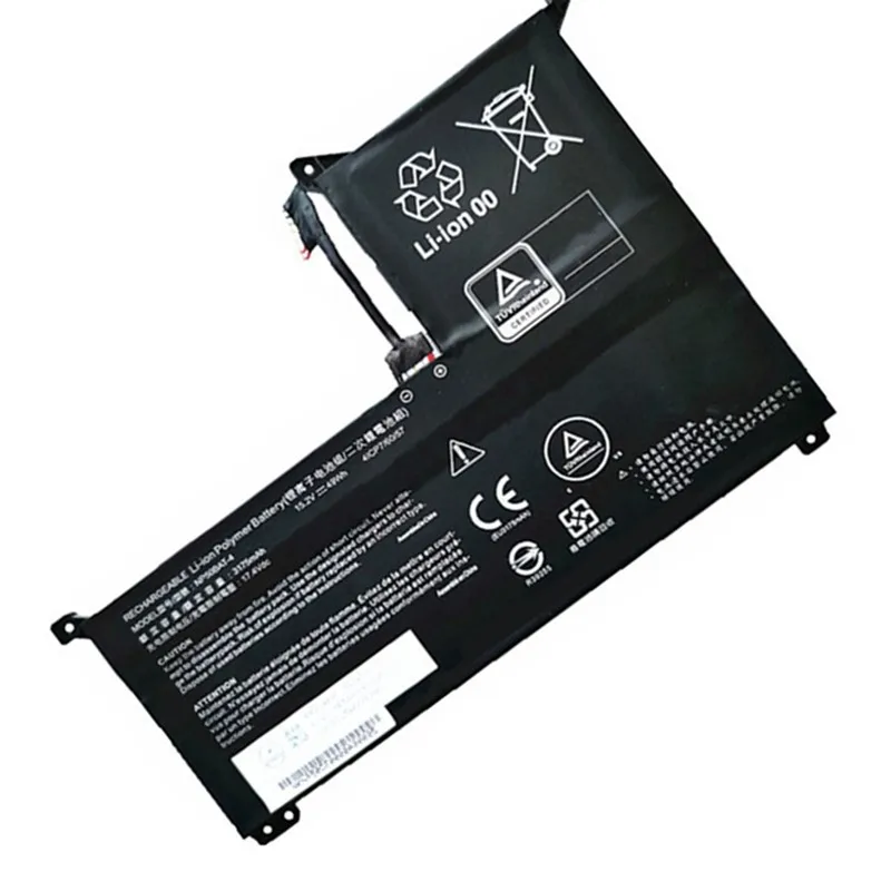 Imagem -03 - Bateria para 4icp7 60 57 Clevo Xmg Foco Jiangxin X15 Notebook 15.2v 49wh 3175mah Novo Np50bat4