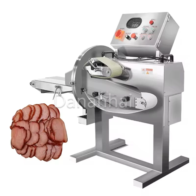 Fully Automatic Meat Cutting Machine, Bacon, Ham, Cooked Beef Slicing Machine, Food Processing Machine