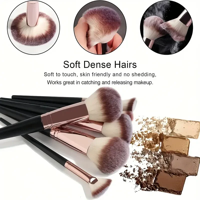 Professionele 3-20PCS Make-Up Kwasten Set Oogschaduw Foundation Concealer Blending Blush Brush Kabuki Zachte Pluizige Vrouwen Beauty Tool