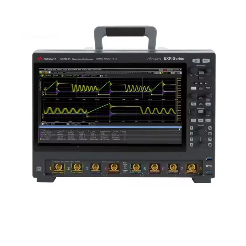 Keysight Bandwidth 500 MHz 8 channels maximum storage depth 1.6G EXR058A Infiniium EXR series oscilloscope