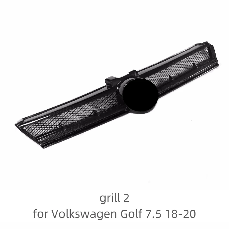 レア‼️VW ゴルフ7 リアルカーボンファイバー グリルUSED美品‼️ フォルクスワーゲン,VWゴルフ7, 7.5, 14-20,カーボンファイバーフード