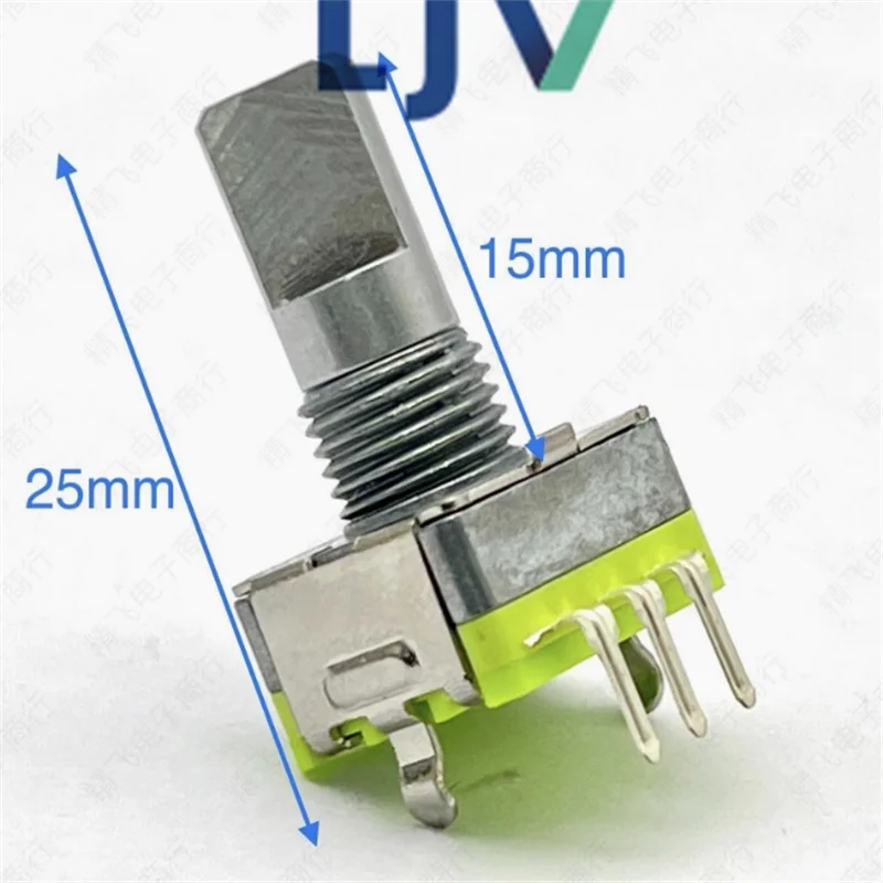 10 PCS Lin Ji for EC11 encoder RE1100BF1-H02-0006 20 positioning pulse axis length 15MM
