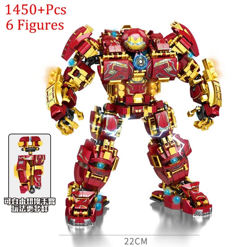 Superheroes Avengers Iron Man Hulkbuster Steel Mecha Action Figures Building Blocks Classic Movie Model Bricks Toys For Kid Gift Superheroes Avengers Iron Man Hulkbuster Steel Mecha Action Figures Building Blocks Classic Movie Model Bricks Toys For Kid Gift