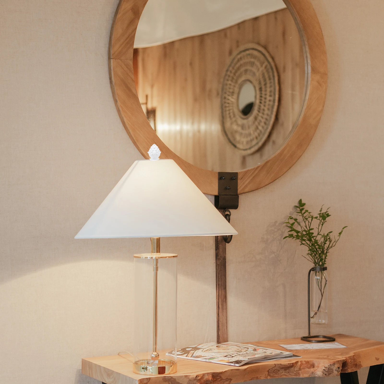 

2pcs Lamp Finial Horn Style Light Knob Modern Screw Cap Table Floor Lamp Accessory Light Shade Decor Fashion Lampshade Head