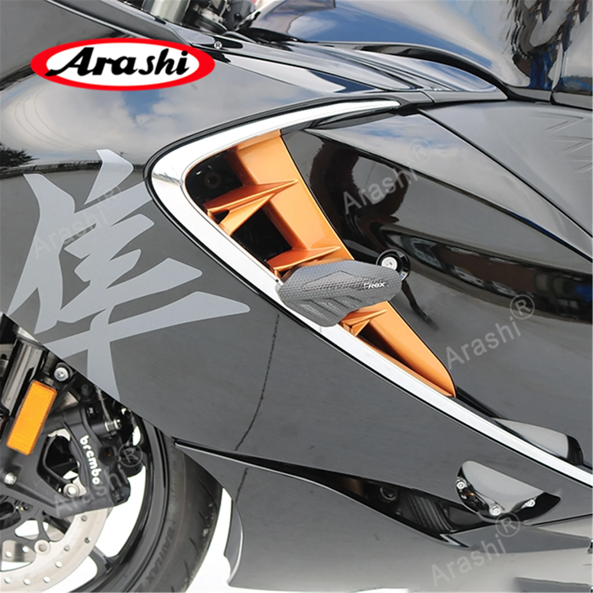 Arashi Engine Protective Cove For SUZUKI Hayabusa GSX1300R GSXR1300 2021 2022 2023 Gen 3 Protector Sliders Stator crash Bumpers