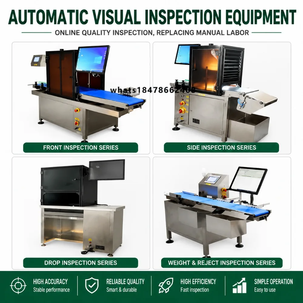 Smart AI Visual Inspection Machine for Automated Production Line QC, Defect Detection, OCR & Custom Vision Inspection System