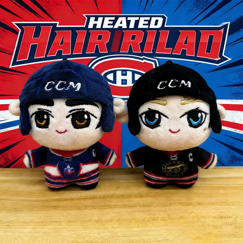 

10CM New Cute Movie Heated Rivalry Plush Toys Mini Blue Shane Black Ilia Keychain Game Anime Figure Peripheral Doll Kid Fan G