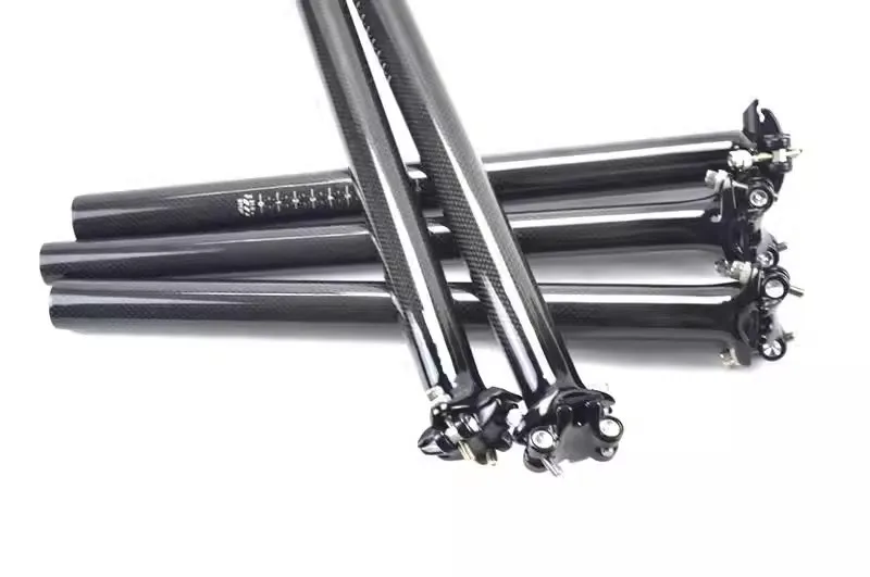 Carbon Fiber Cycling Bicycle MTB Bike Seat Posts Seatpost 3K 27.2/30.8/31.6*350/400/450mm