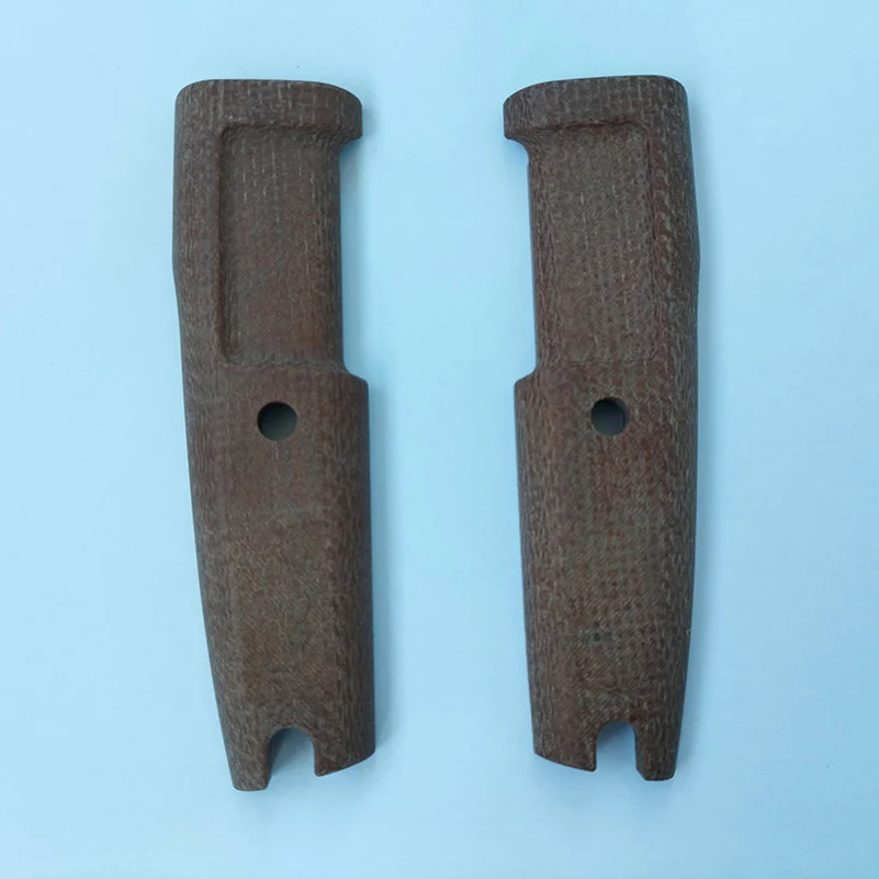 Personalizado Micarta Material Faca Grip Handle Scales Extreme Ratio Harpoon Facas Faça Você Mesmo Fazendo Acessórios Peças Patches Par
