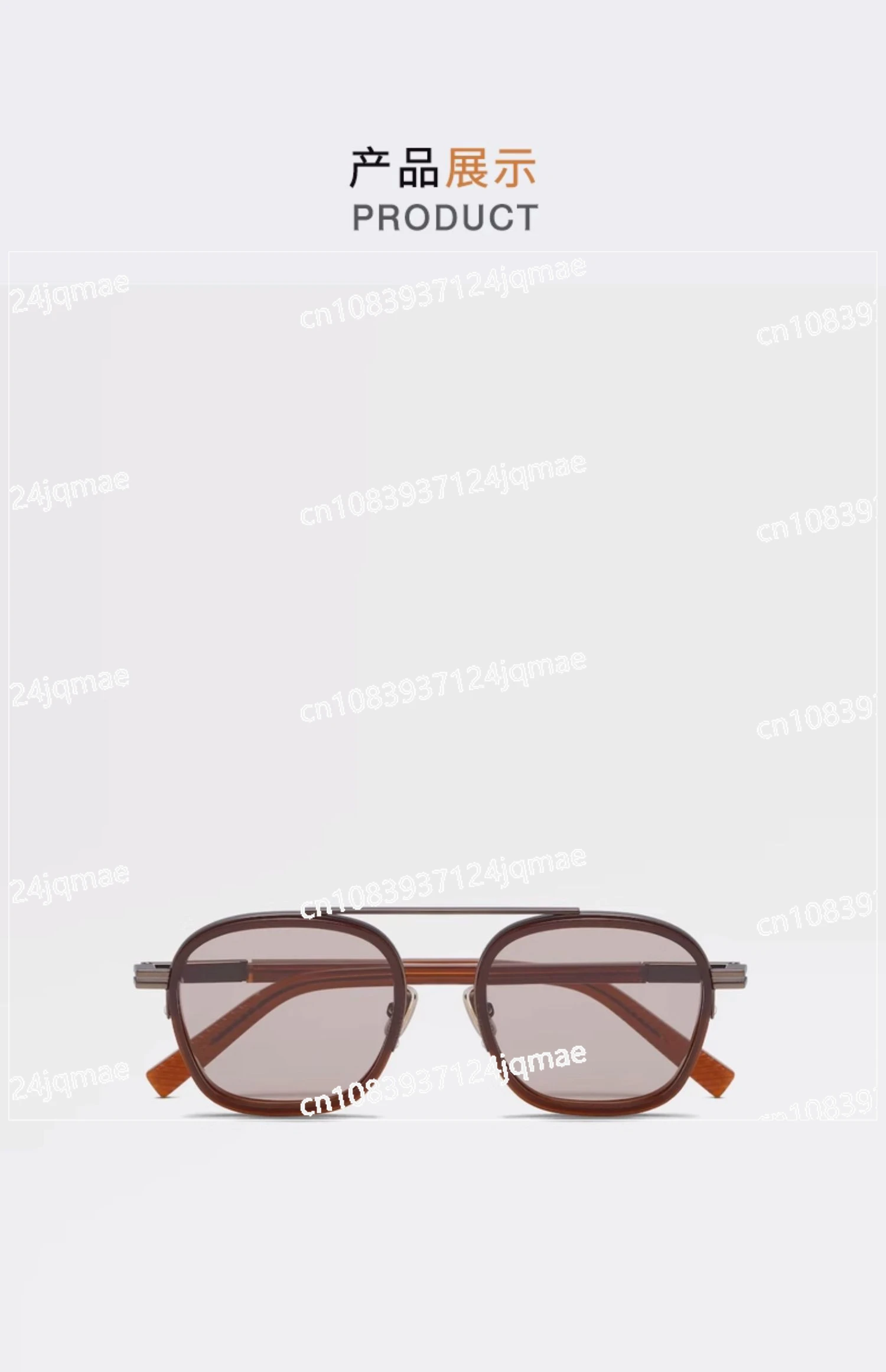 

Dzheniya Accessories Acetate Fiber and Metal Sunglasses.