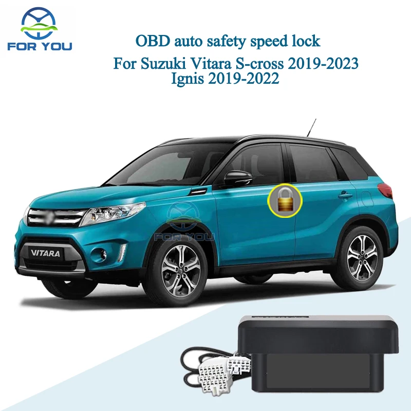 FORYOU Car Auto OBD Plug And Play Speed Lock Unlock Device For Suzuki Vitara S-cross 2019-2023 Ignis 2019-2022