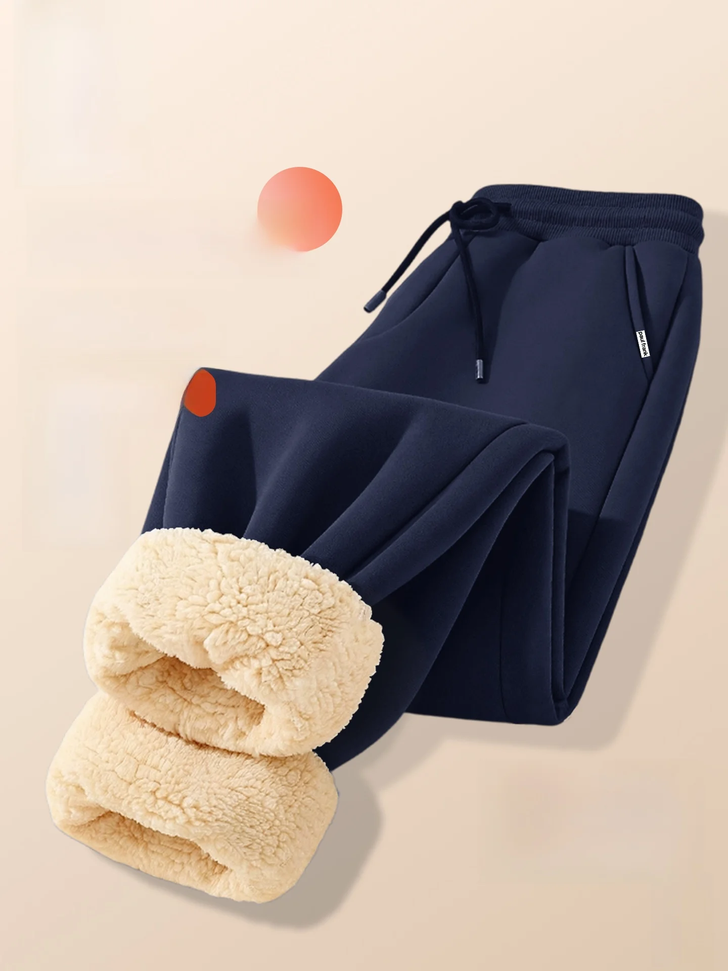 

Утепленные спортивные брюки из овечьего вельвета для подростков, зимние хлопковые брюки свободного кроя со средней талией, молодежная мода