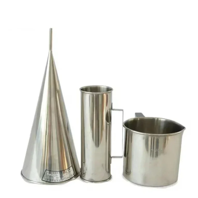 Marsh Funnel Drill Fluid Analyzer เกจวัดการไหลของเหลวสําหรับเจาะสแตนเลส