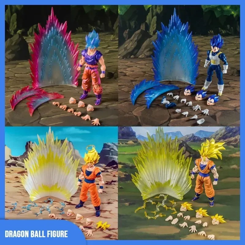 

[In Stock] Demoniacal Fit Dragon Ball Super Saiyan Ssj2 Goku Vegetto Mightiest Radiance Anime Action Figure Model Collection Toy