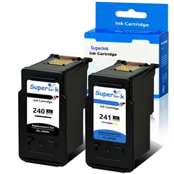 NineLeaf PG-240XL/CL-241XL Ink Cartridges Black/Color for Canon MG3222 MG3520 MG4220 MX472 MX372, MX392, MX432, MX439