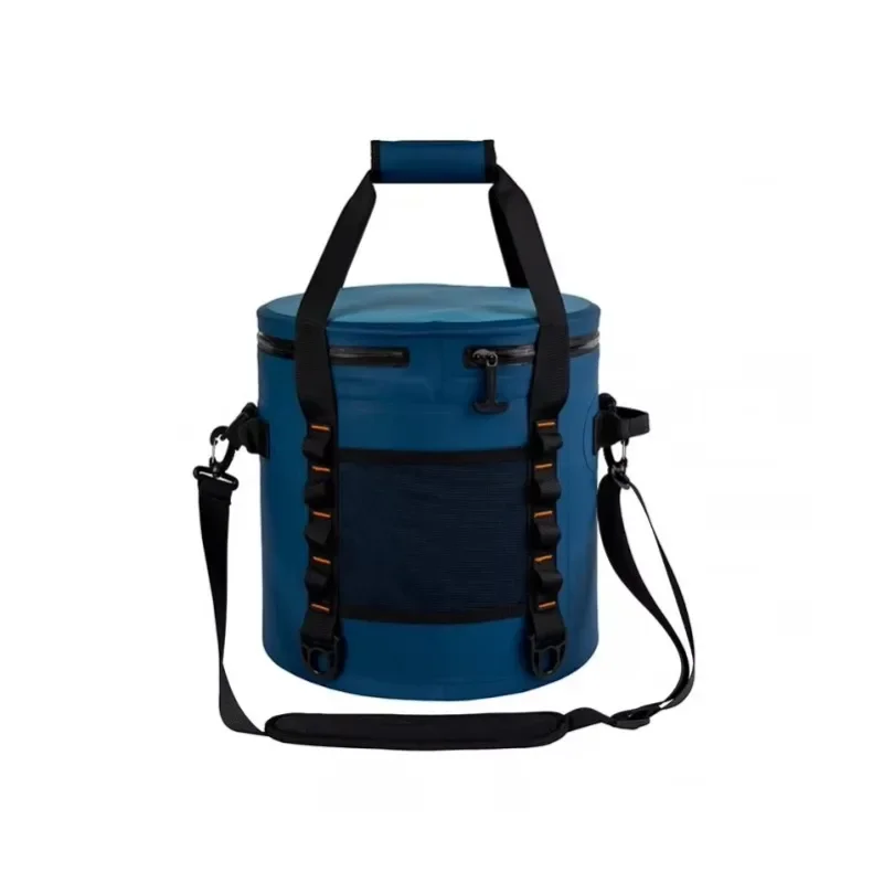 

High Quality Insulated Leak Proof Cooler Package Round Soft Surface Cooler Package for Modern Camping Kayaking Beach Trips