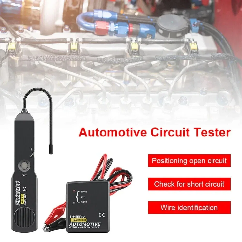 DC Cars Repair Circuit Detector Identification Car Digital Circuit Scanner Diagnostic Tool Cable Wire Short Open Finder Tester