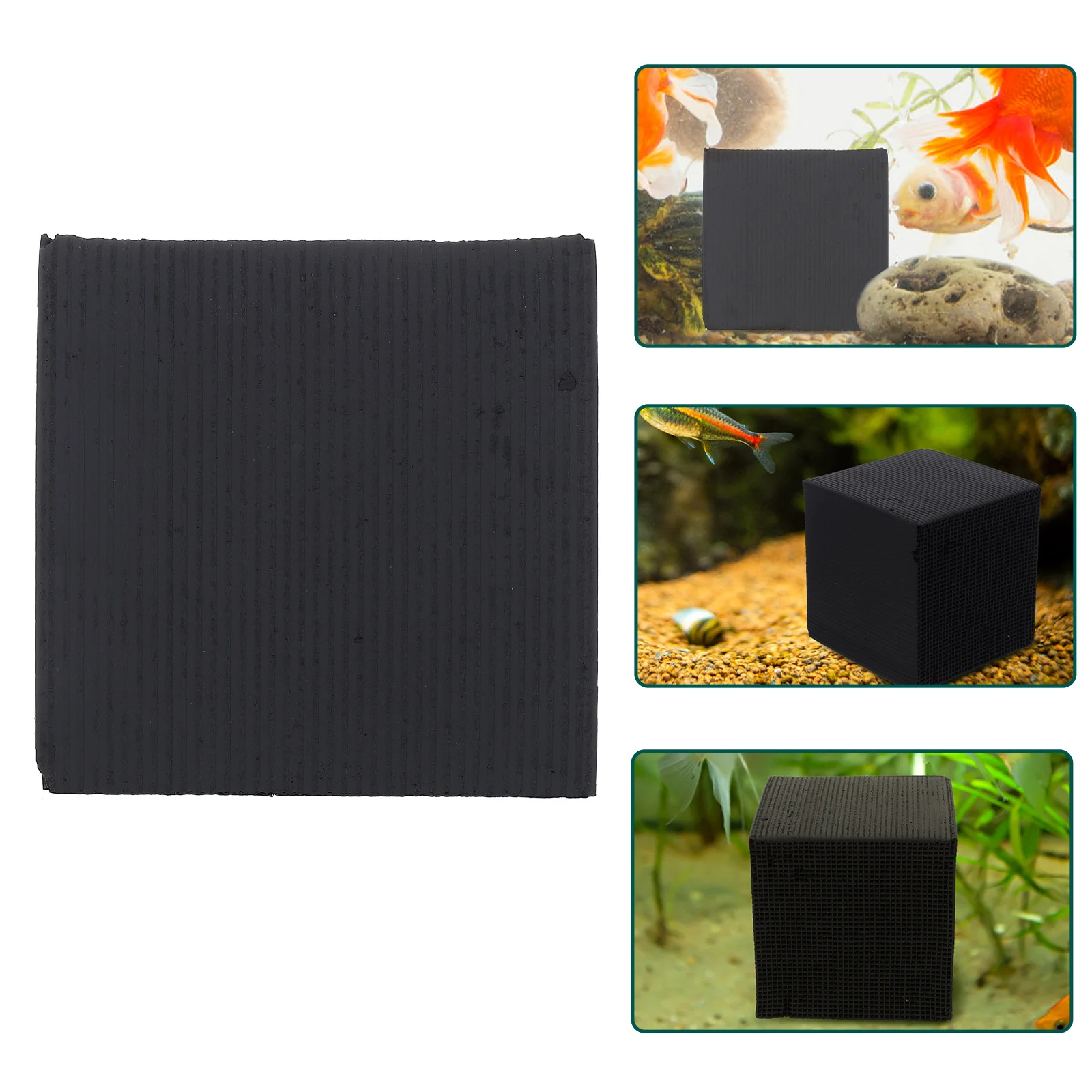 

Net Water High Porosity Aquarium Filtration Cleaner Fish Tank Purification Tool Activated Carbon Filter Supply