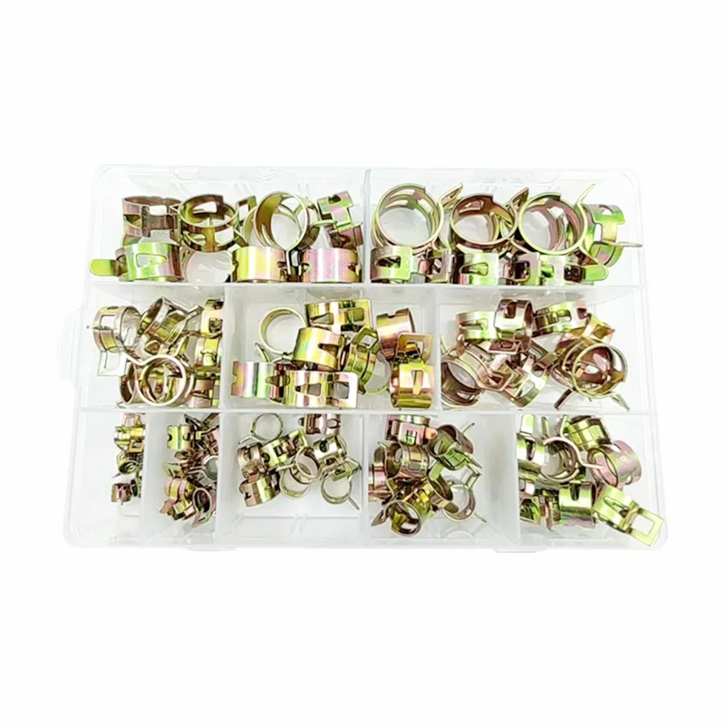 100PCS 6-22mm Japanese style hose clamp, automotive CPU pipe clamp