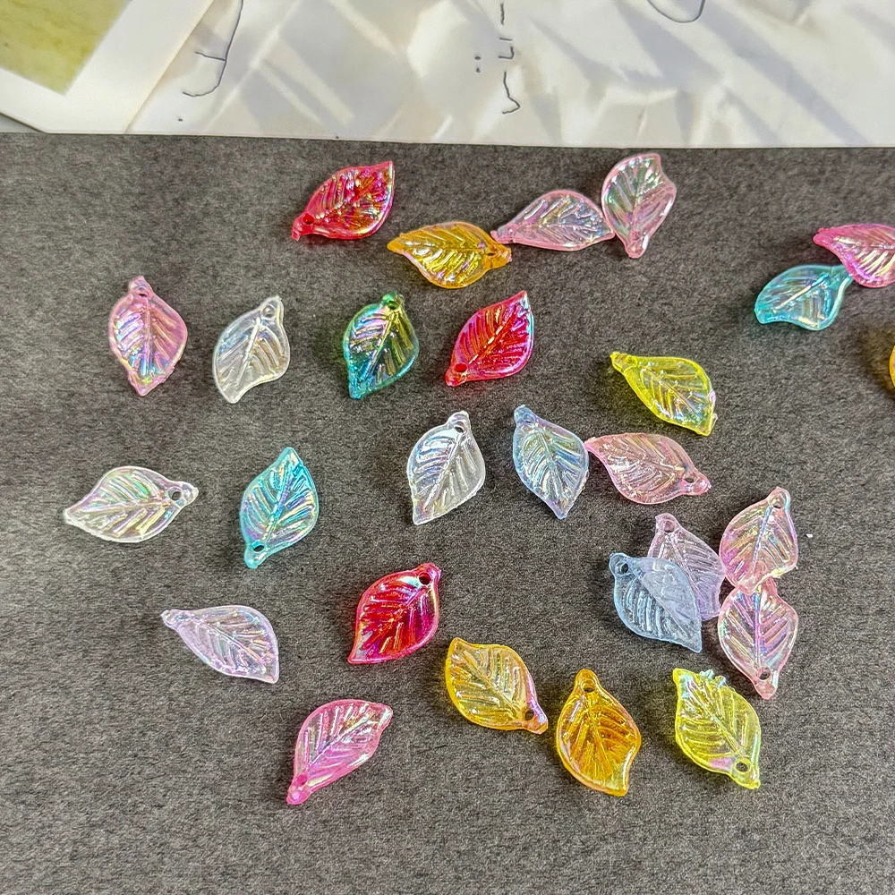 

Сердечный дизайн 10*18 мм 2200 шт. подвески «сделай сам»/эффект Авроры/ручная работа/фурнитура и компоненты для ювелирных изделий/форма листа/акриловая бусина # 18243