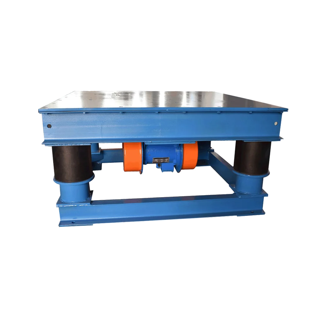 Electric Vibrating Shaking Table For Building Materials Paver Vibrating Table With External Motor Core Components