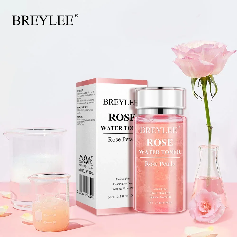 rose petal extract skin lotion for shrinking pores anti-aging anti wrinkle whitening moisturizing oil control