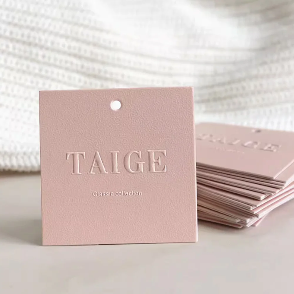 High-end tag customization logo clothing store label original image 2