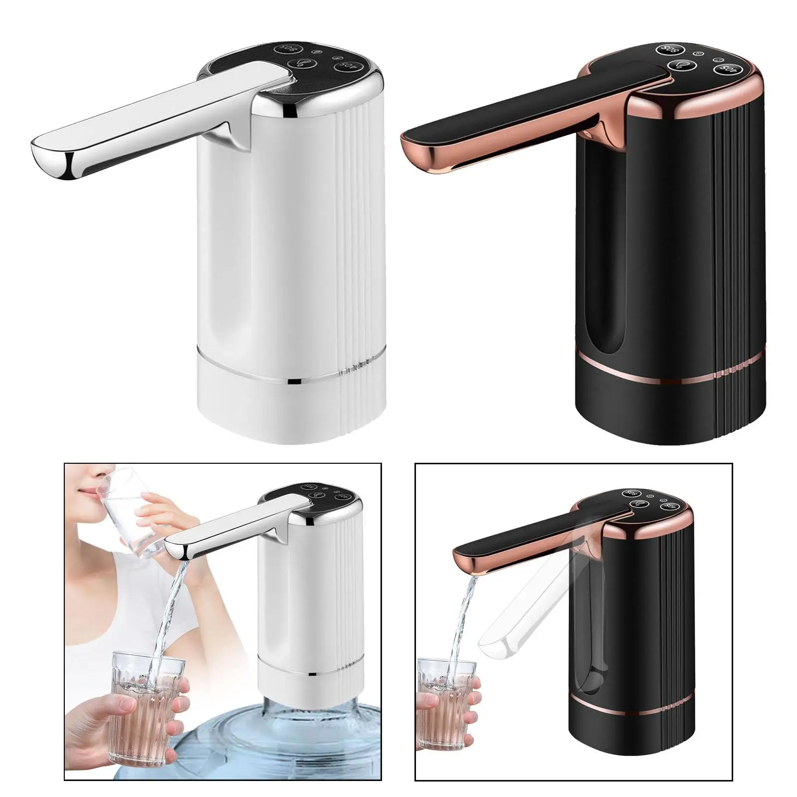 접이식 전기 워터 디펜서 펌프, 캠핑 사무실 주방용