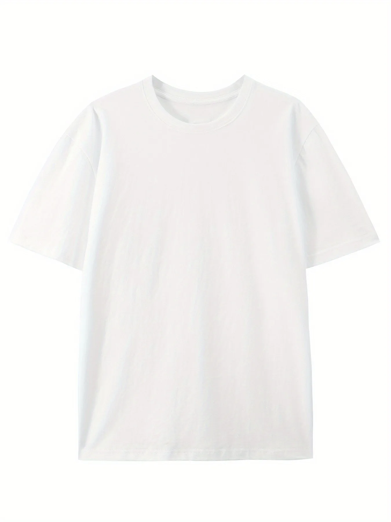 Christian Identity Fingerprint Cross Graphic Men's Cotton Short Sleeve Crew Neck T-Shirt