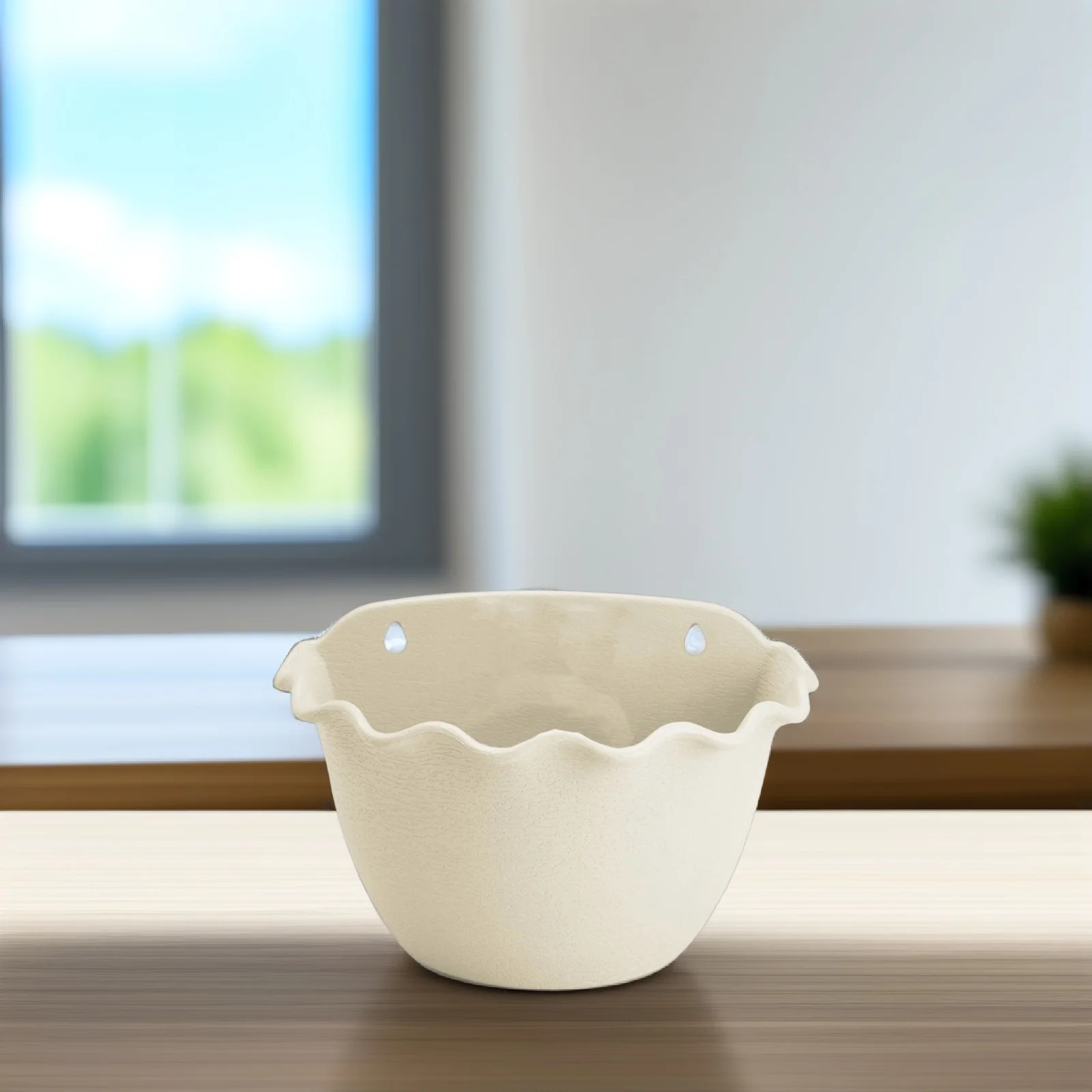 

1pc Wall Hanging Semi Circular Plastic Flower Pot for Wall Hanging Flowerpot Plants Supplies