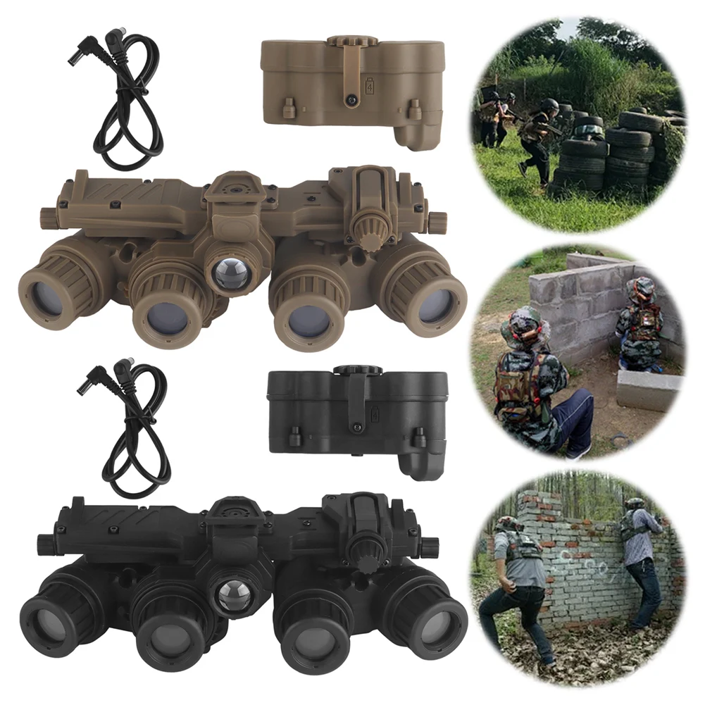 

GPNVG 18 Night Vision Goggle No Function Helmet Binocular Model Four-Eye Night Vision Device Model for Fans Collection