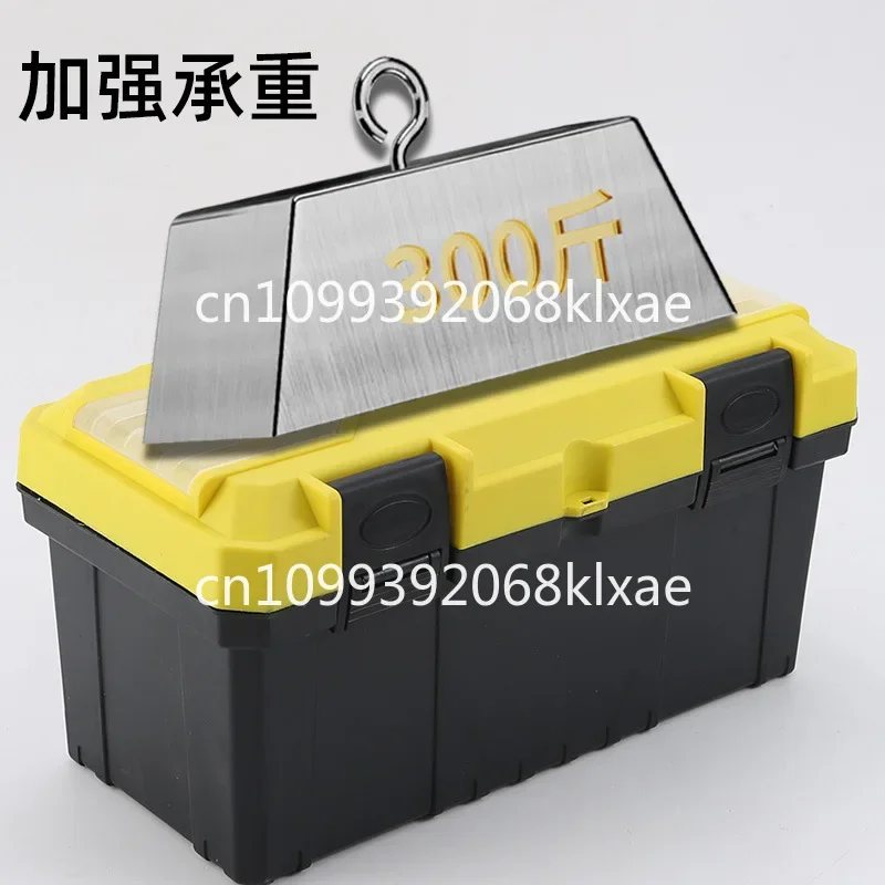 Large capacity tool box set Portable plastic hardware storage box Multi-layer tool box