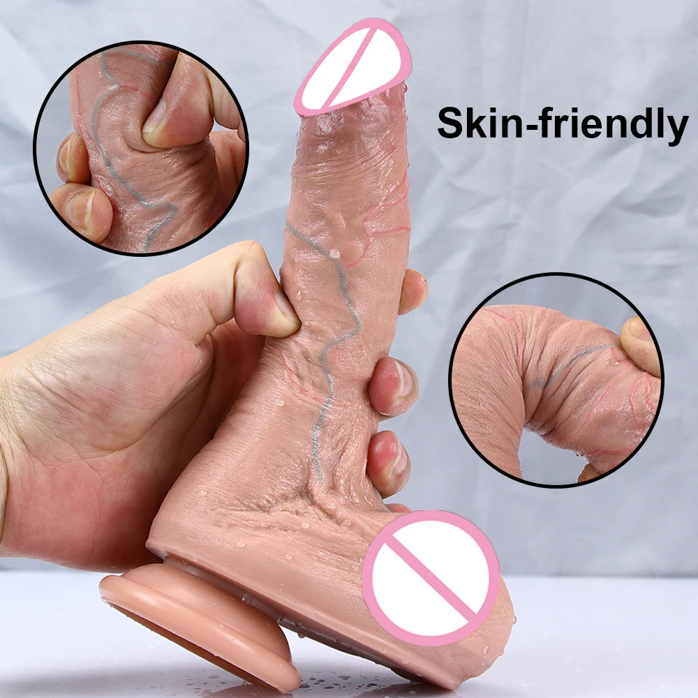 3Colors Super Realistic Makeup Dildo Real Veins Penis Perfect Texture Big Sexual Adults Product Anal Sex Toys For Woman Sexyshop