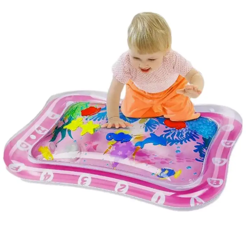 

Water Sensory Mat Play Pad Inflatable Mat For Kids Water Fun Inflatable Play Mat Water Cushion Kids Toys For Kids Children Boys